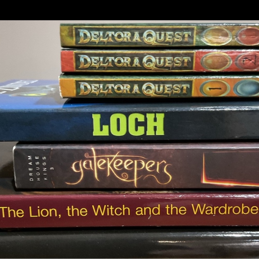 6 books Gatekeepers, Loch, 3 Deltora Quest & Lion, Witch & Wardrobe